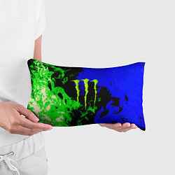 Подушка-антистресс Monster energy кислотный огонь, цвет: 3D-принт — фото 2