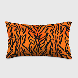 Подушка-антистресс Тигровый огненный паттерн, цвет: 3D-принт