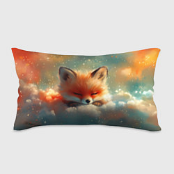 Подушка-антистресс Лисенок спит на облаке, цвет: 3D-принт