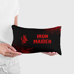 Подушка-антистресс Iron Maiden - red gradient по-горизонтали, цвет: 3D-принт — фото 2