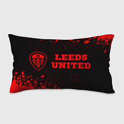 Подушка-антистресс Leeds United - red gradient по-горизонтали, цвет: 3D-принт
