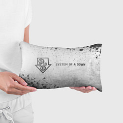 Подушка-антистресс System of a Down - white gradient по-горизонтали, цвет: 3D-принт — фото 2