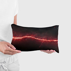 Подушка-антистресс Красная линия - молния, цвет: 3D-принт — фото 2