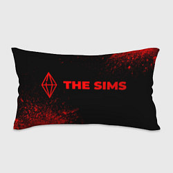 Подушка-антистресс The Sims - red gradient по-горизонтали, цвет: 3D-принт