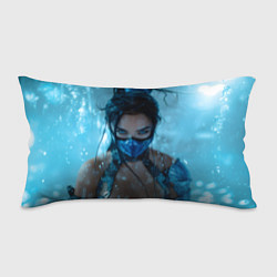Подушка-антистресс Китана и снежный фон, цвет: 3D-принт