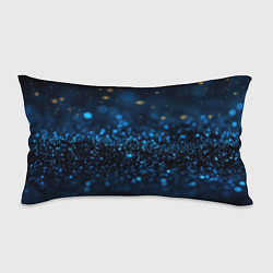 Подушка-антистресс Боке блестяшки на черном, цвет: 3D-принт