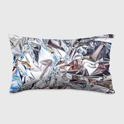 Подушка-антистресс Зеркальная металическая фольга текстура, цвет: 3D-принт
