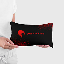 Подушка-антистресс Date A Live - red gradient по-горизонтали, цвет: 3D-принт — фото 2