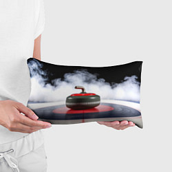 Подушка-антистресс Кёрлинг и белый дым, цвет: 3D-принт — фото 2