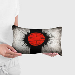 Подушка-антистресс Стритбольный мяч в чб, цвет: 3D-принт — фото 2