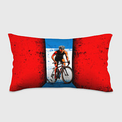 Подушка-антистресс Велогонка в троеборье, цвет: 3D-принт