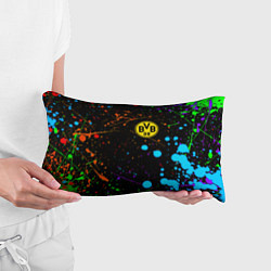 Подушка-антистресс Borussia neon splash, цвет: 3D-принт — фото 2