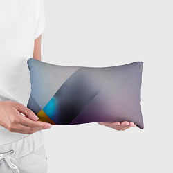 Подушка-антистресс Color grey with stripes, цвет: 3D-принт — фото 2