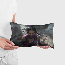 Подушка-антистресс Сумасшедшая Милина без маски, цвет: 3D-принт — фото 2