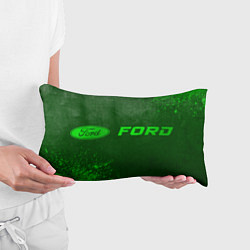Подушка-антистресс Ford - green gradient по-горизонтали, цвет: 3D-принт — фото 2