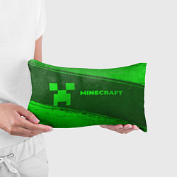 Подушка-антистресс Minecraft - green gradient по-горизонтали, цвет: 3D-принт — фото 2
