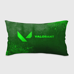 Подушка-антистресс Valorant - green gradient по-горизонтали, цвет: 3D-принт