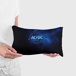 Подушка-антистресс ACDC логотип на синем фоне, цвет: 3D-принт — фото 2
