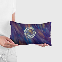 Подушка-антистресс Astro лого в венке из листьев, цвет: 3D-принт — фото 2