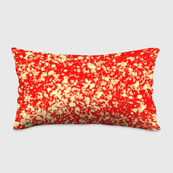 Подушка-антистресс Пятнистый красно-жёлтый, цвет: 3D-принт