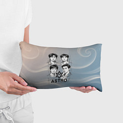 Подушка-антистресс Astro черно - белый рисунок, цвет: 3D-принт — фото 2