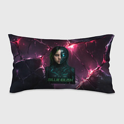 Подушка-антистресс Билли Айлиш в стиле киберпанк, цвет: 3D-принт
