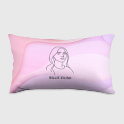 Подушка-антистресс Билли Айлиш из линии - минимализм, цвет: 3D-принт