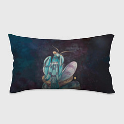 Подушка-антистресс Богомол акварельный, цвет: 3D-принт