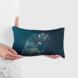 Подушка-антистресс Попугай акварельный - big picture, цвет: 3D-принт — фото 2