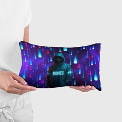Подушка-антистресс Bones в стиле киберпанк, цвет: 3D-принт — фото 2