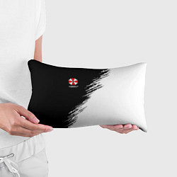Подушка-антистресс Umbrella Corp - black and white, цвет: 3D-принт — фото 2