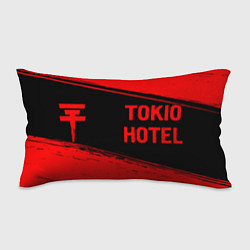 Подушка-антистресс Tokio Hotel - red gradient по-горизонтали, цвет: 3D-принт