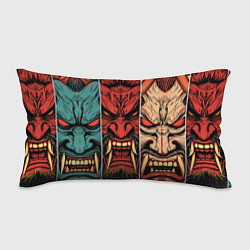 Подушка-антистресс Demons Oni - neuroart, цвет: 3D-принт