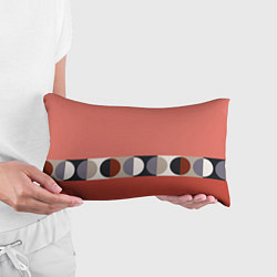 Подушка-антистресс Луна Малевича розовый томат, цвет: 3D-принт — фото 2