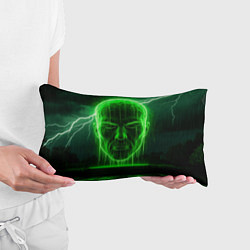 Подушка-антистресс Неоновая голова, цвет: 3D-принт — фото 2