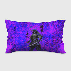 Подушка-антистресс Призрак самурай - неоновые краски, цвет: 3D-принт