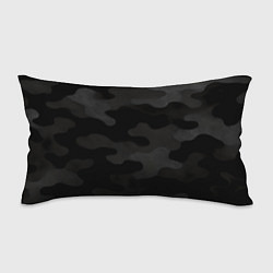 Подушка-антистресс Черно-серая текстура камуфляжа