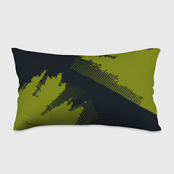 Подушка-антистресс Абстрактная текстура в зеленом, цвет: 3D-принт