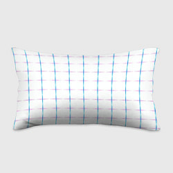 Подушка-антистресс Color white blue stripes, цвет: 3D-принт
