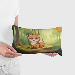 Подушка-антистресс Кавайная лисичка - аниме, цвет: 3D-принт — фото 2