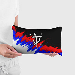 Подушка-антистресс Doom триколор краски, цвет: 3D-принт — фото 2
