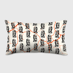 Подушка-антистресс Статуи моаи, цвет: 3D-принт