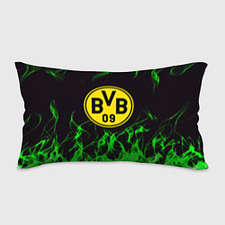 Подушка-антистресс Borussia зелёный огонь, цвет: 3D-принт