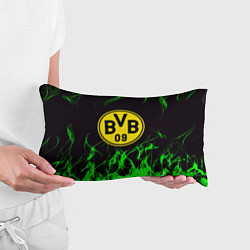 Подушка-антистресс Borussia зелёный огонь, цвет: 3D-принт — фото 2