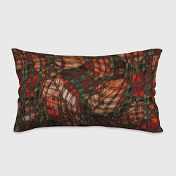 Подушка-антистресс Бесконечный клетчатый паттерн, цвет: 3D-принт