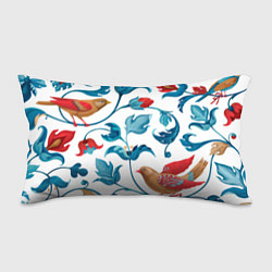 Подушка-антистресс Цветы и птицы - паттерн, цвет: 3D-принт