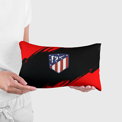Подушка-антистресс Атлетико Мадрид красные краски, цвет: 3D-принт — фото 2