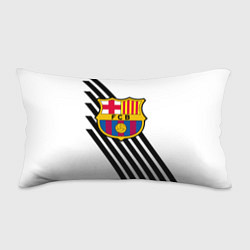 Подушка-антистресс Barcelona черно белые полосы, цвет: 3D-принт