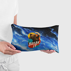 Подушка-антистресс Break it злой медведь, цвет: 3D-принт — фото 2