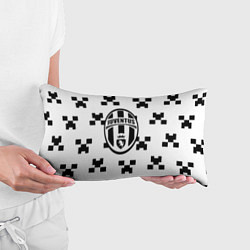 Подушка-антистресс Juventus x minecraft pattern, цвет: 3D-принт — фото 2